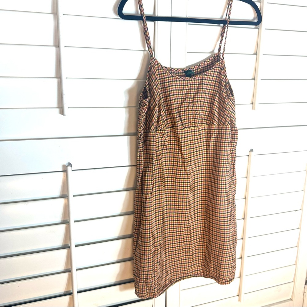 Wild Fable Plaid 90s Y2K dress size L Mini Summer